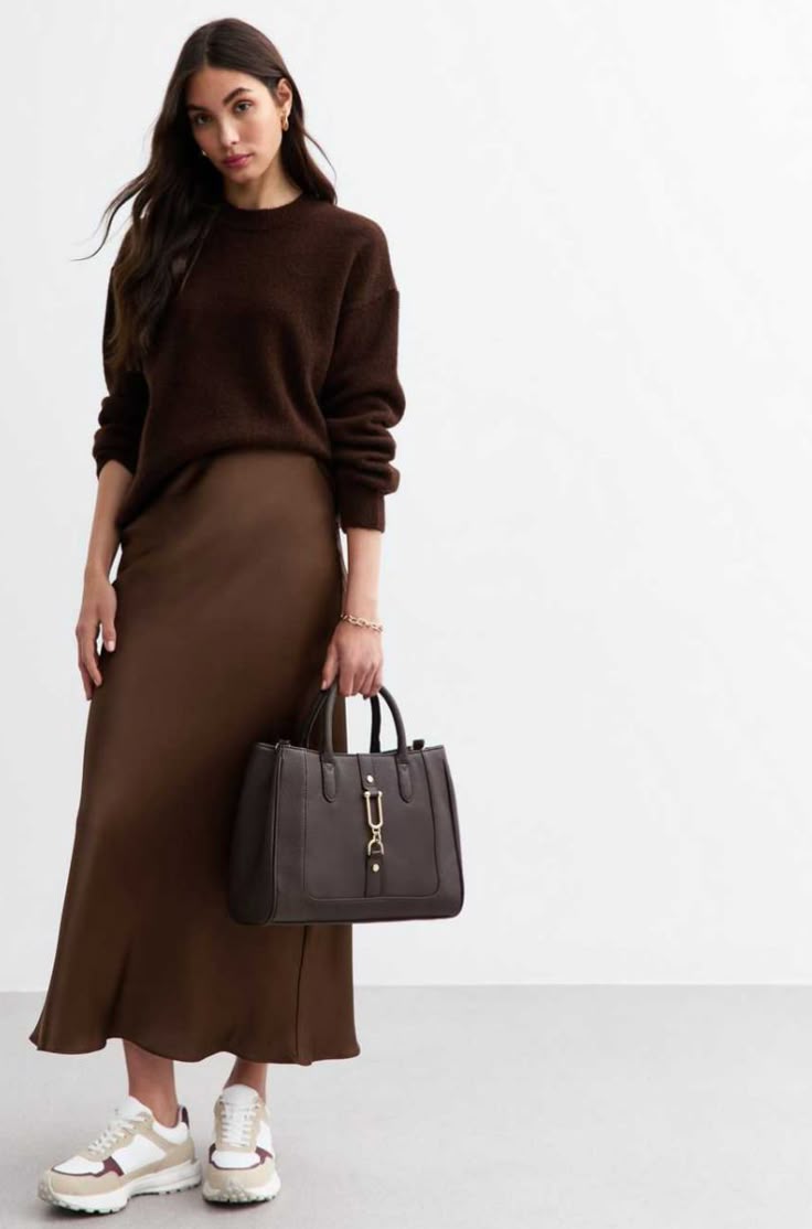 Satin skirt