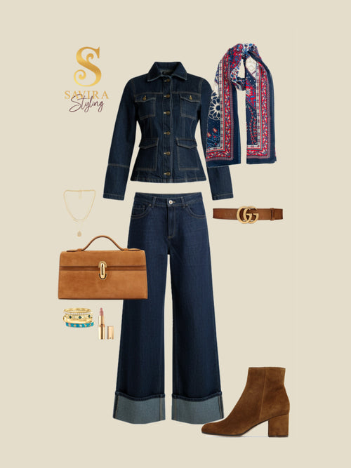 denim set