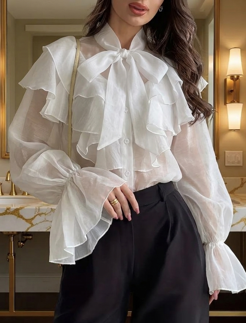 Ruffle blouse