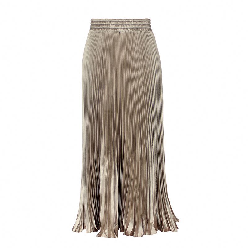 Savira flowy satin skirt