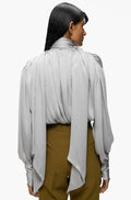 Lily satin blouse