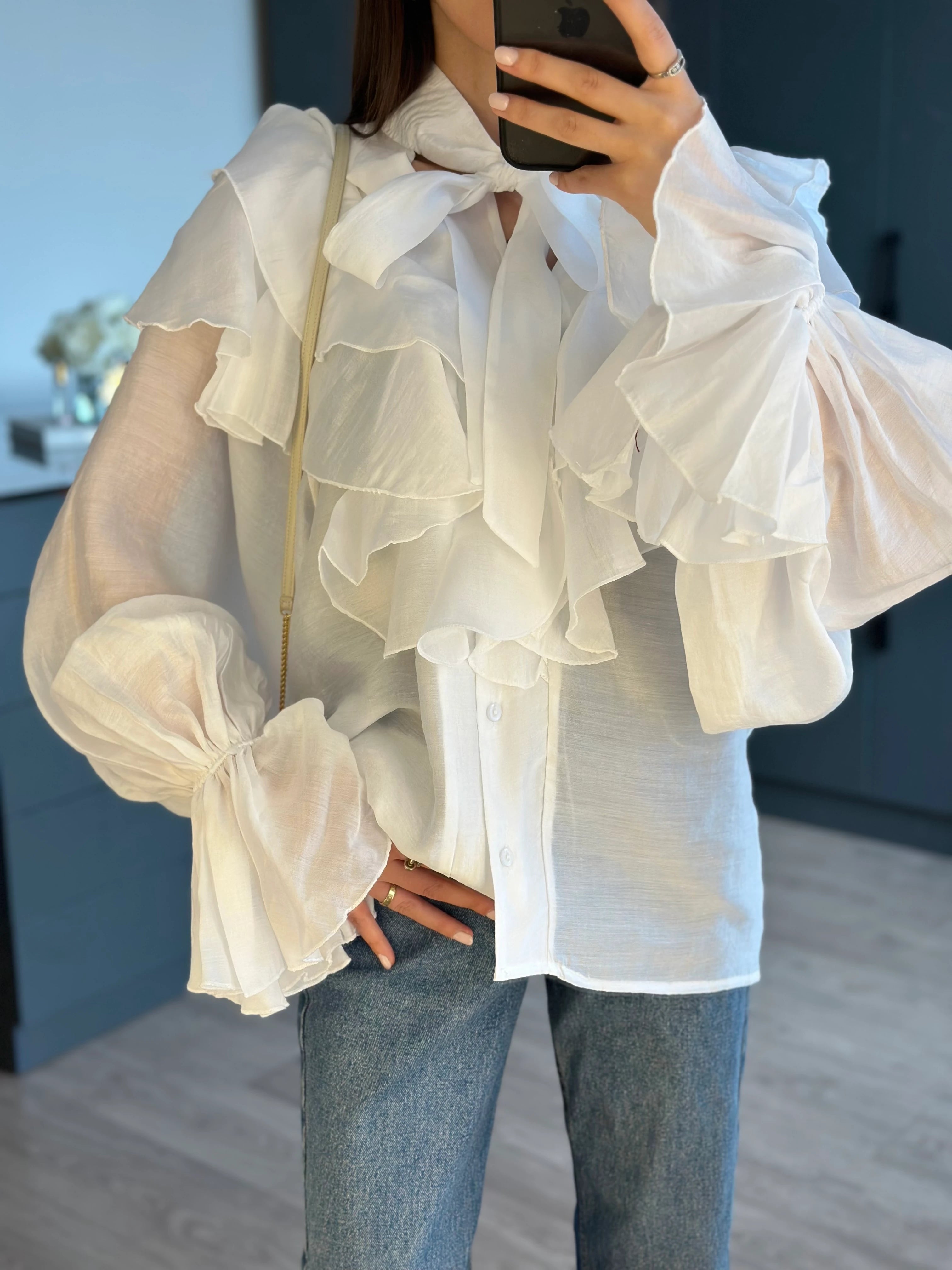 Ruffle blouse