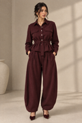 Belted Utility suit